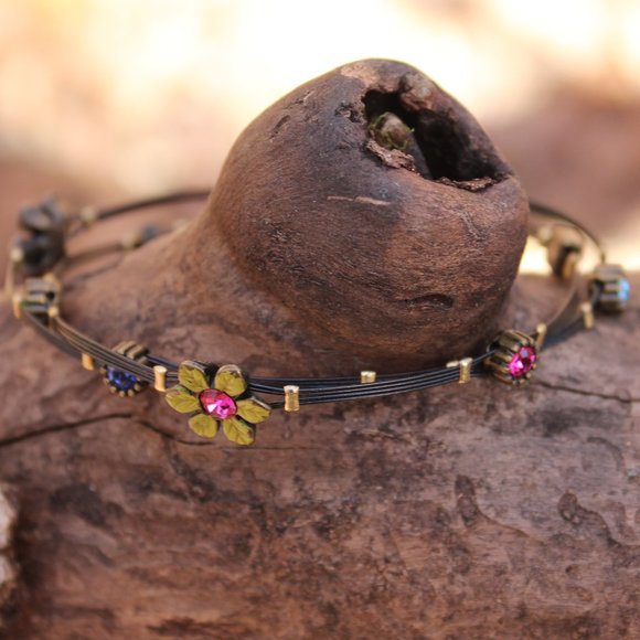 Jewelry - [5/$25] 2 Black Cable Bracelets Set